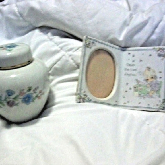 Precious Moments Other - PRECIOUS MOMENTS FRAME & GINGER JAR 5 "+free gift homemade  🎁